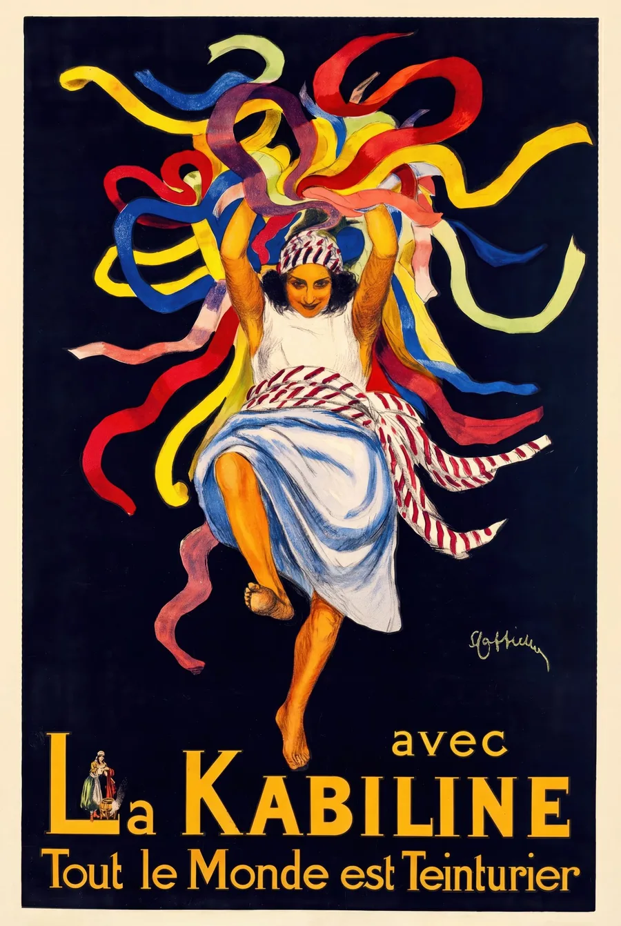 La Kabiline (1920), Leonetto Cappiello — restored fine-art print