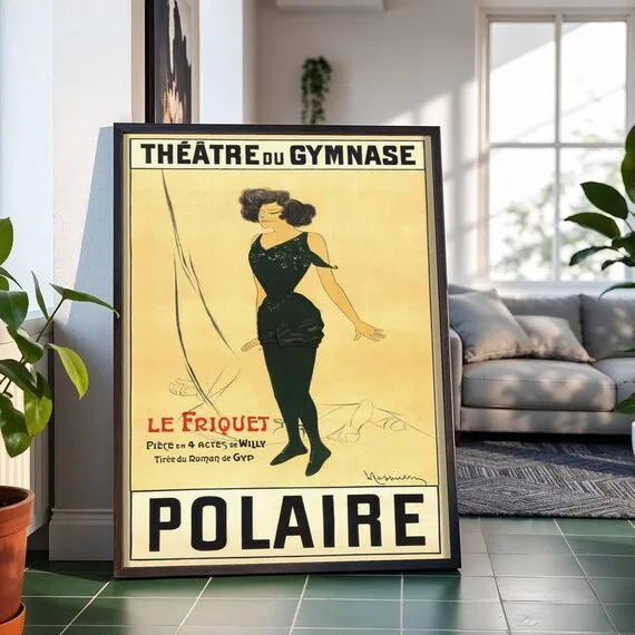 Polaire — Le Friquet (1904), Leonetto Cappiello — restored fine-art print