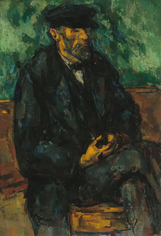 The Gardener Vallier (1906), Paul Cézanne — restored fine-art print