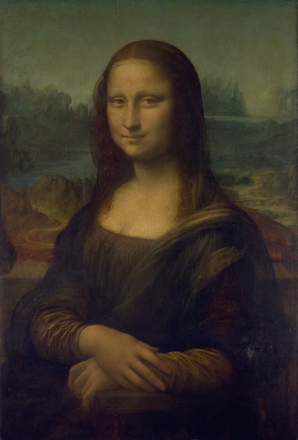 Mona Lisa by Leonardo da Vinci, restored fine-art print
