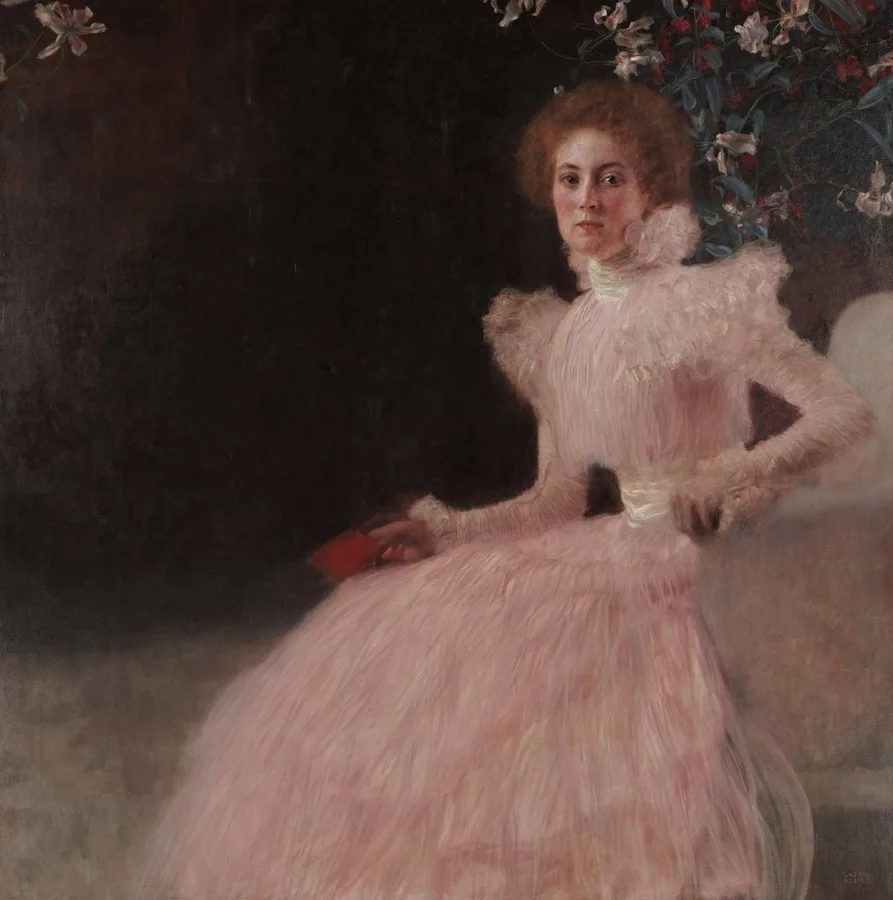Portrait of Sonja Knips (1898), Gustav Klimt — restored fine-art print