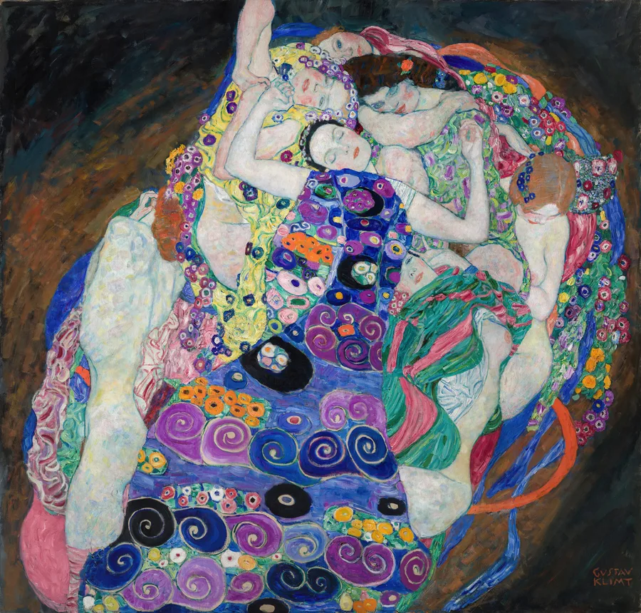 The Virgin (1913), Gustav Klimt — restored fine-art print