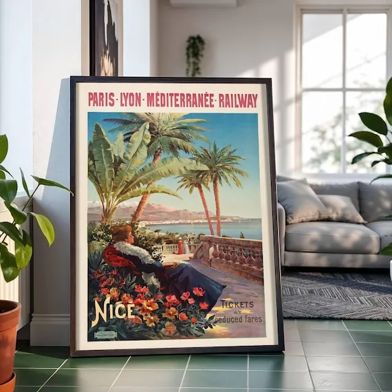 Nice — Tickets at Reduced Fares (c. 1904), F. Hugo d'Alési (Frédéric Alexianu) — restored fine-art print