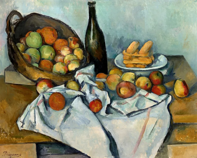 The Basket of Apples (1893) by Paul Cézanne — free 4K wallpaper