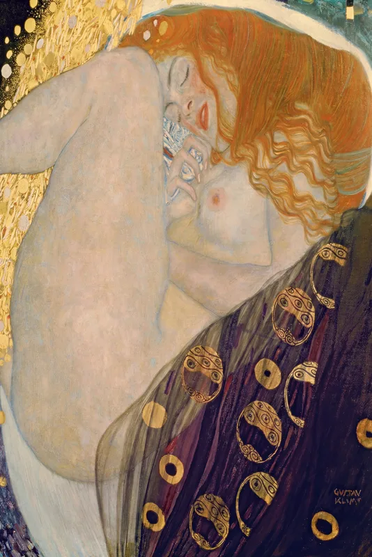 Danaë (1907) by Gustav Klimt — free 4K wallpaper
