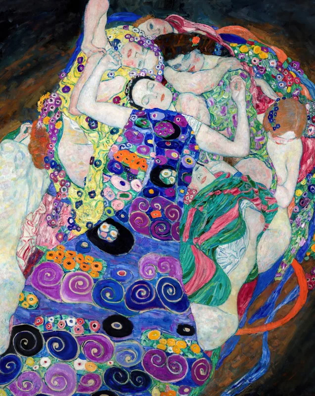 The Virgin (1913) by Gustav Klimt — free 4K wallpaper