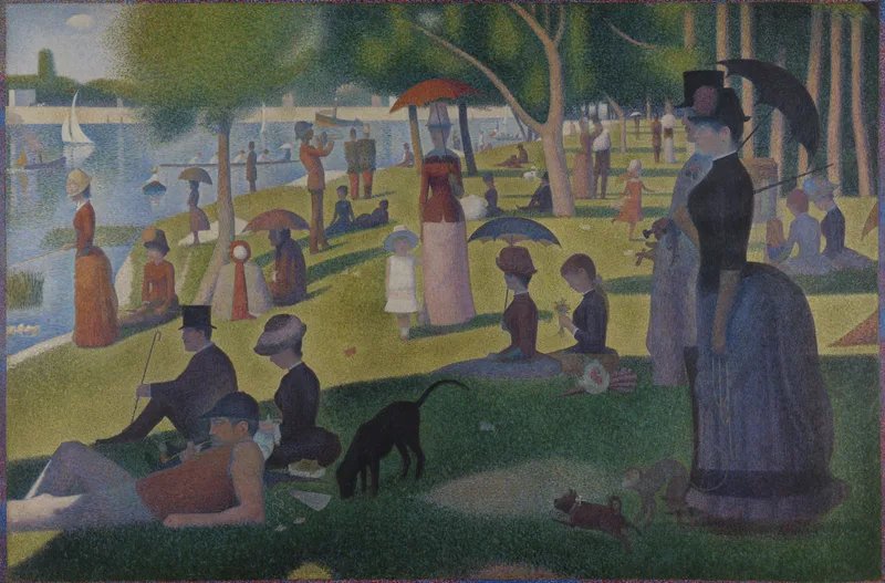Seurat free wallpapers — A Sunday on La Grande Jatte