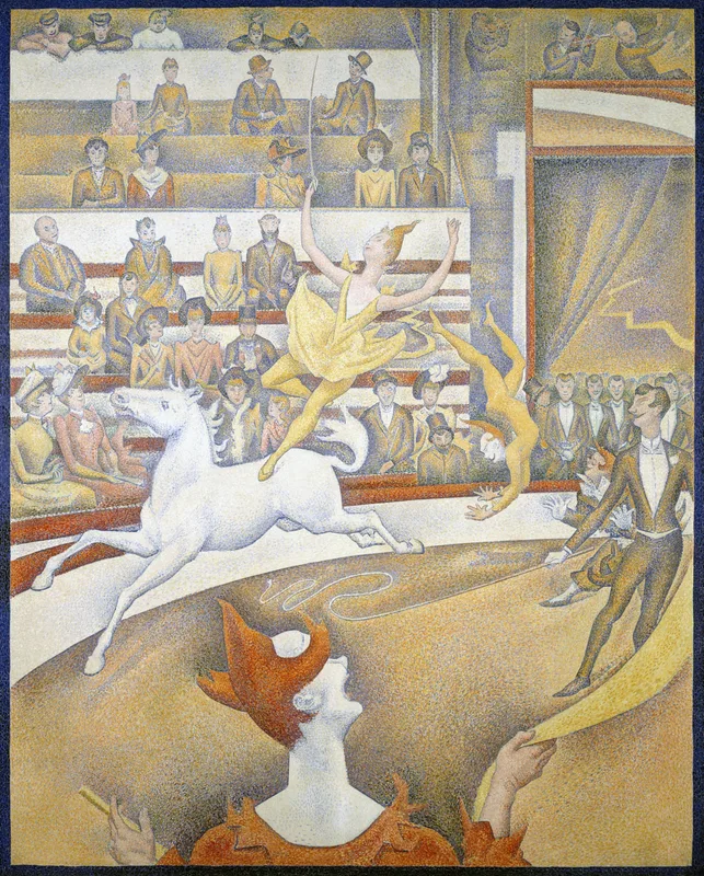 The Circus (1890–1891) by Georges Seurat — free 4K wallpaper
