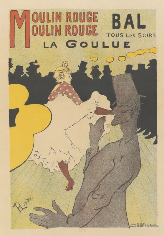 Toulouse-Lautrec free wallpapers — Moulin Rouge: La Goulue